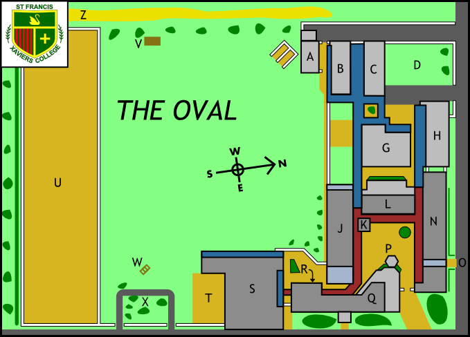 College Map Circa 1993