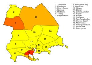Electorates of Porongurup State